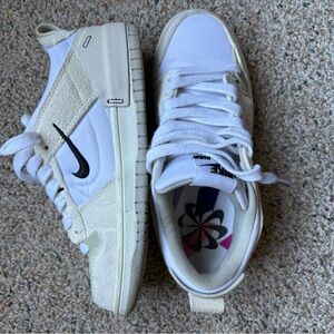 Nike White and Cream Sneakers